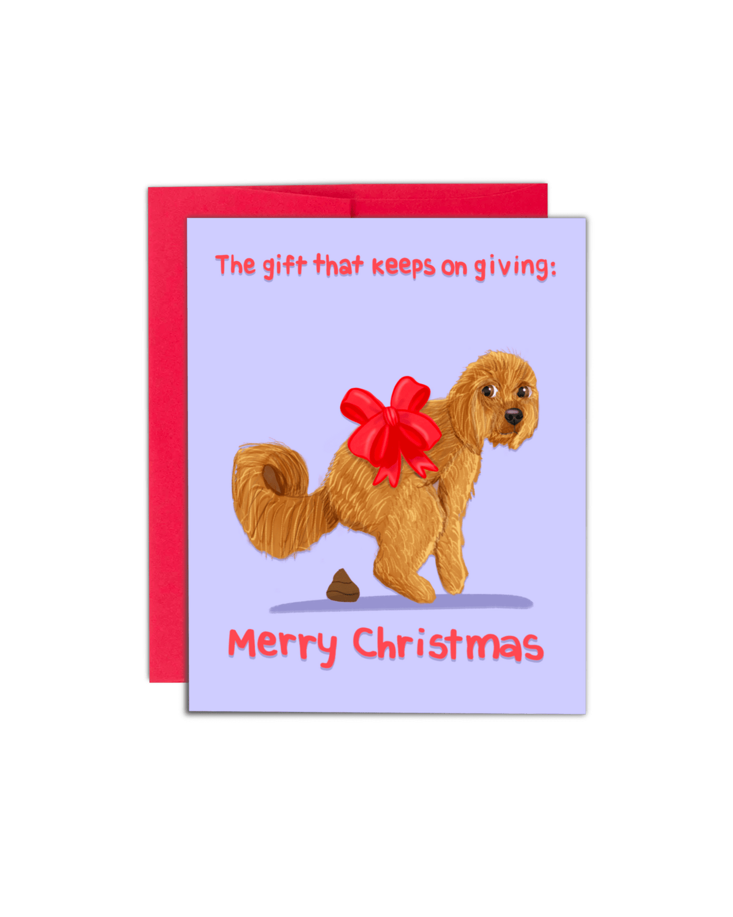 Gift that Keeps on Giving Christmas Card - Giordanelli Art