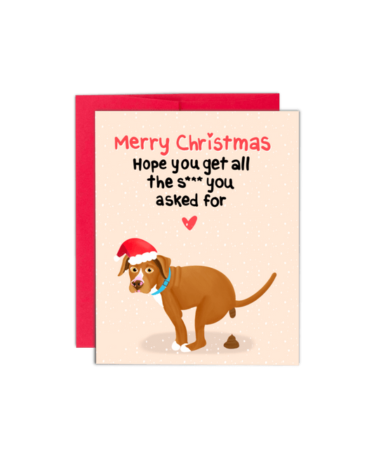 All the s*** (Christmas Edition) Card - Giordanelli Art