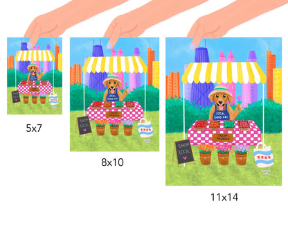 Farmer’s Market - Chicago Dogs Collection - Giordanelli Art